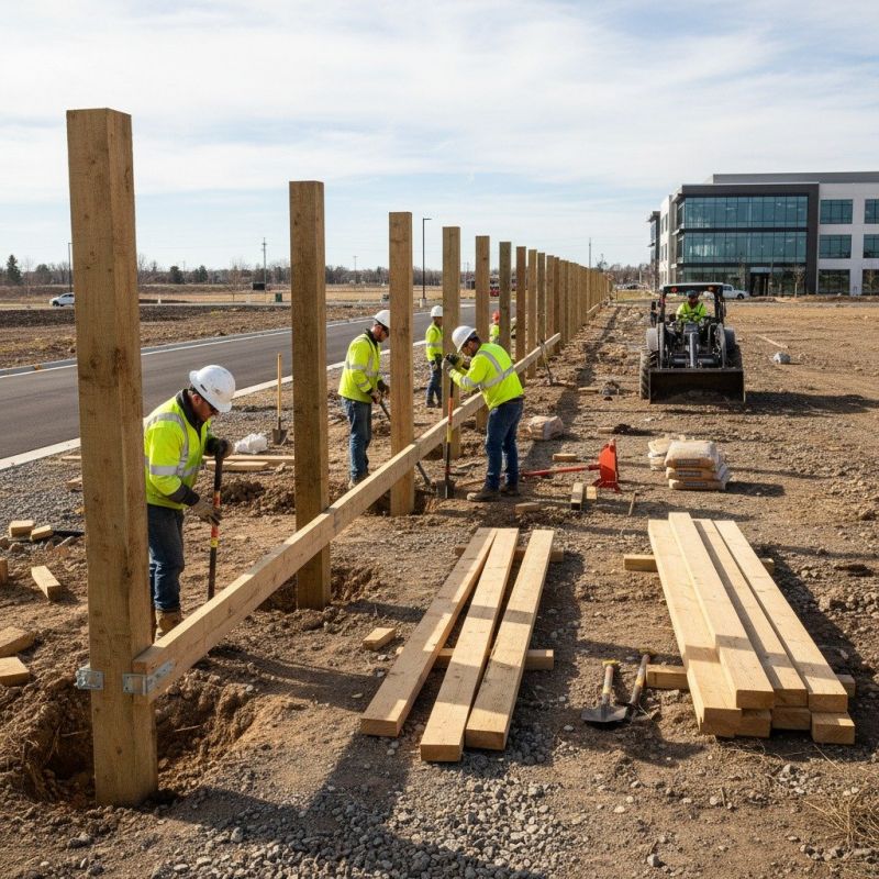 Shadow Box Fence Construction